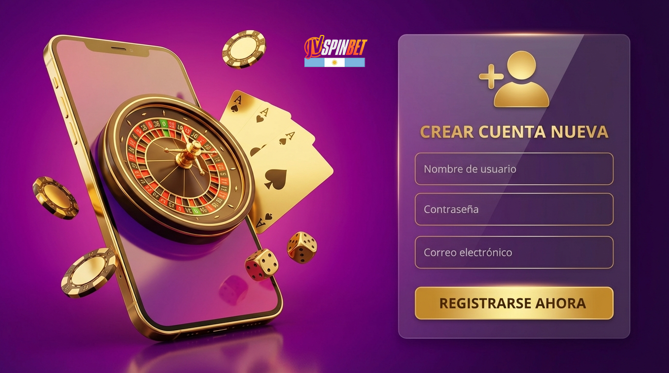 En jvspin casino Argentina registro rápido y fácil